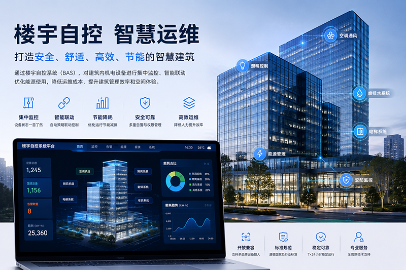 楼宇自控系统：让建筑从“各自为政”走向“协同运行”