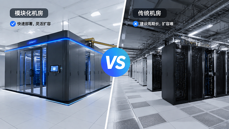 模块化机房和传统机房，建设成本到底差在哪