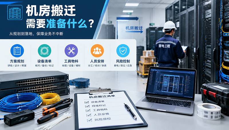 机房搬迁需要准备什么？